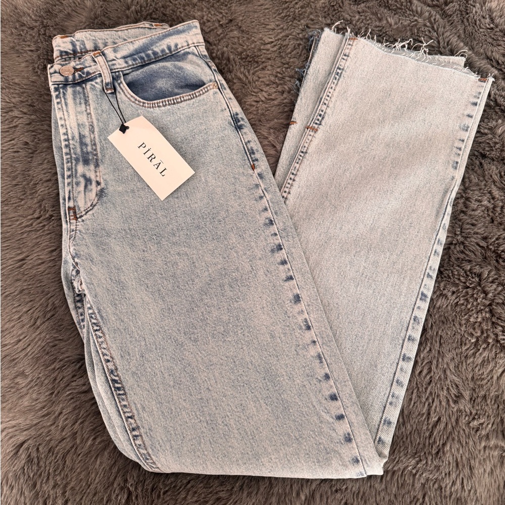 PIRAL Skinny Split Hem Jeans - Picture 7 of 12